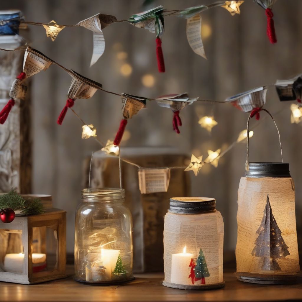 DIY Christmas Decorations from Recycled Materials