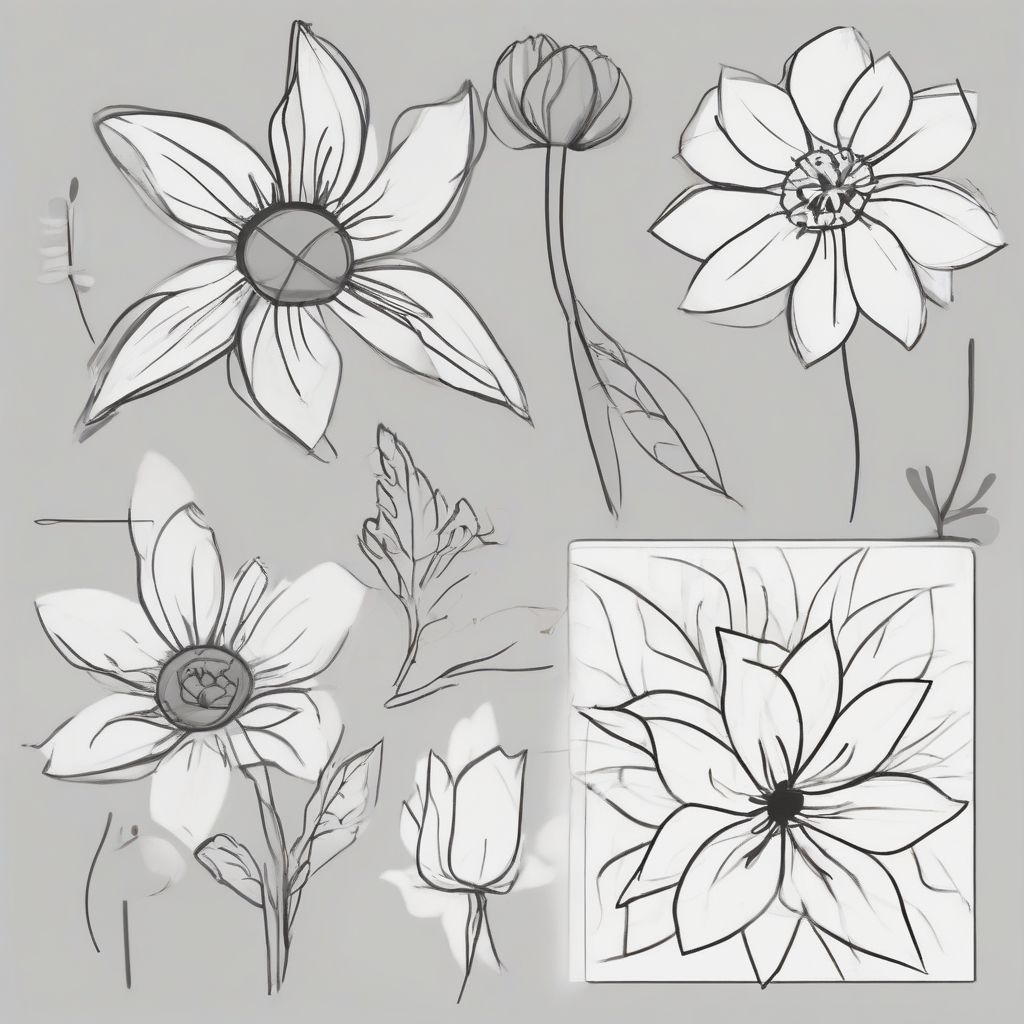 How to Draw a Simple Flower