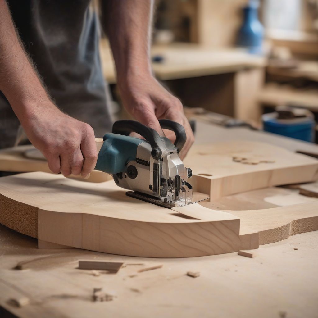 Jigsaw Cutting Wood